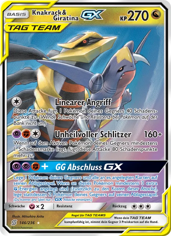 Knakrack & Giratina GX 146/236