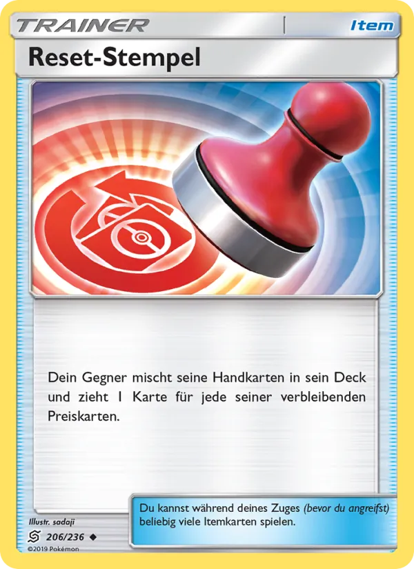 Reset-Stempel 206/236