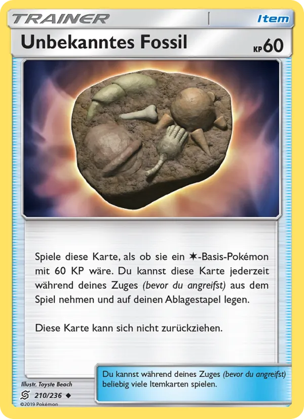 Unbekanntes Fossil 210/236