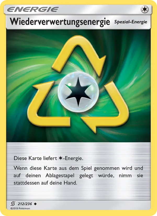 Wiederverwertungsenergie 212/236