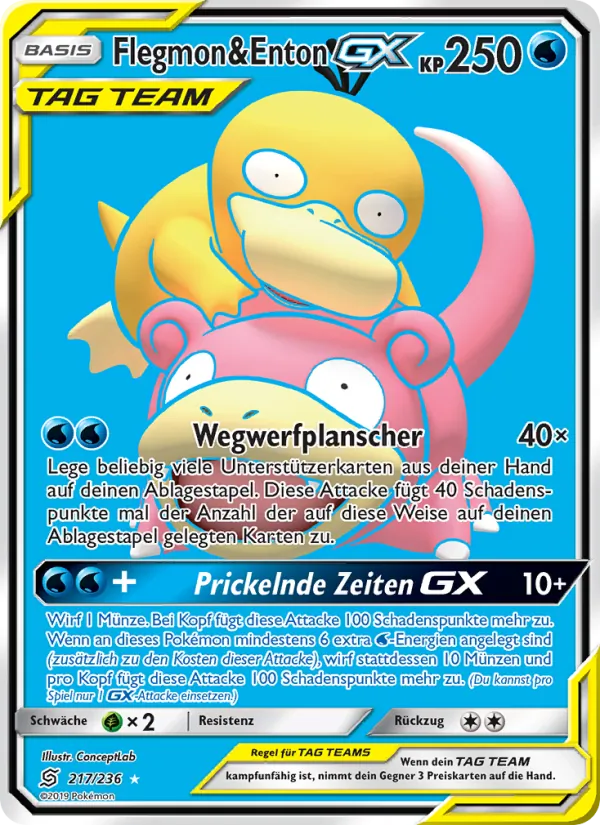 Flegmon & Enton GX 217/236