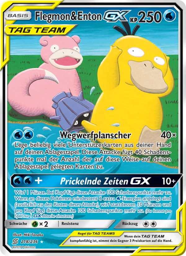 Flegmon & Enton GX 218/236
