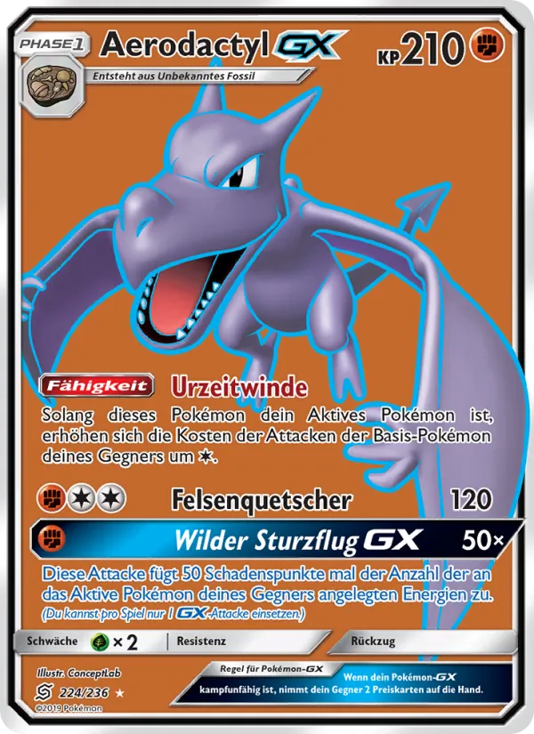 Aerodactyl GX 224/236
