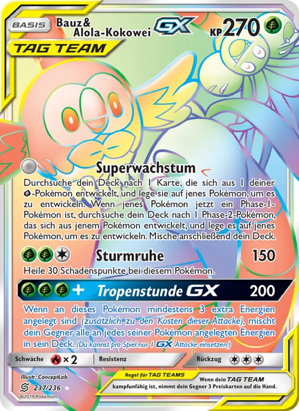 Bauz & Alola-Kokowei GX 237/236
