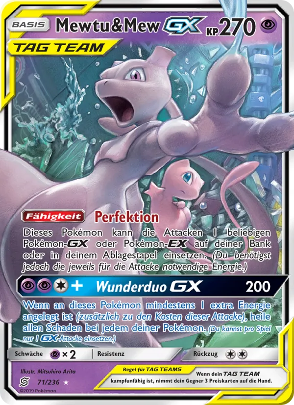 Mewtu & Mew GX 71/236