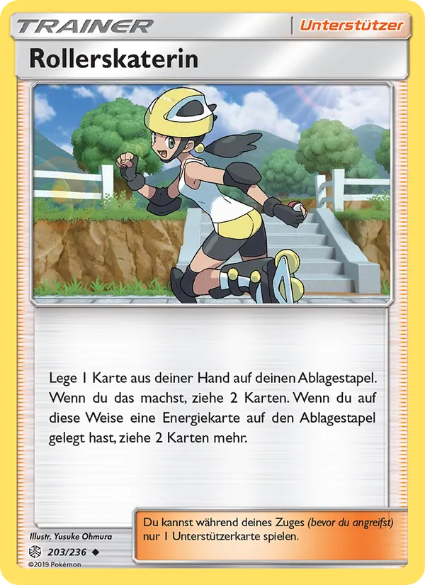 Rollerskaterin 203/236