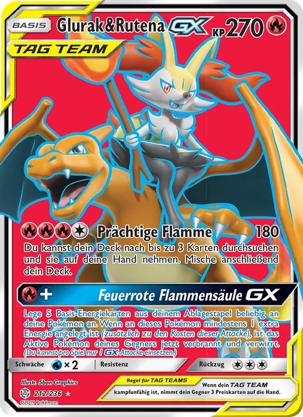 Glurak & Rutena GX 212/236