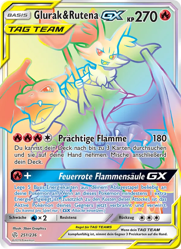 Glurak & Rutena GX 251/236