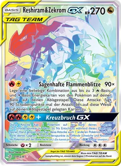 Reshiram & Zekrom GX