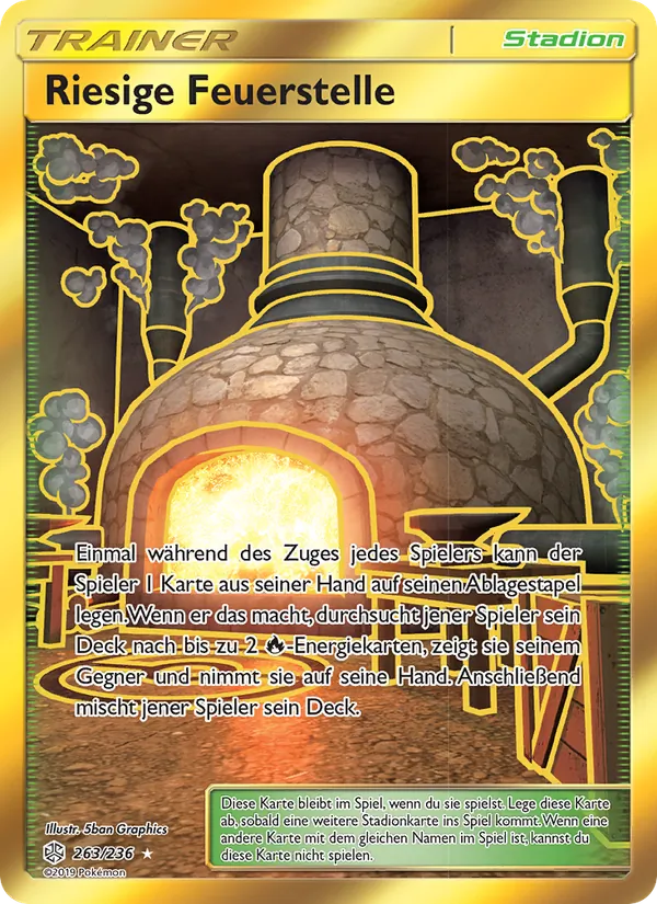 Riesige Feuerstelle 263/236