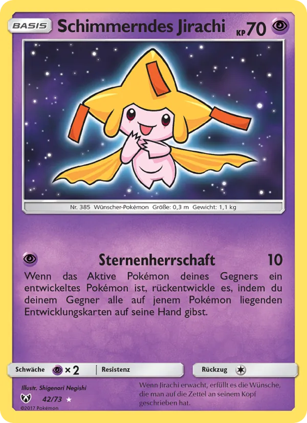 Schimmerndes Jirachi 42/73