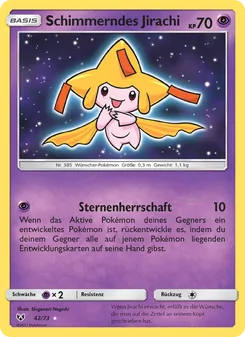 Schimmerndes Jirachi