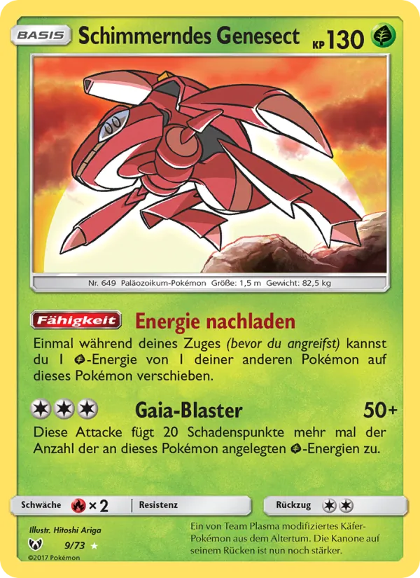 Schimmerndes Genesect 9/73