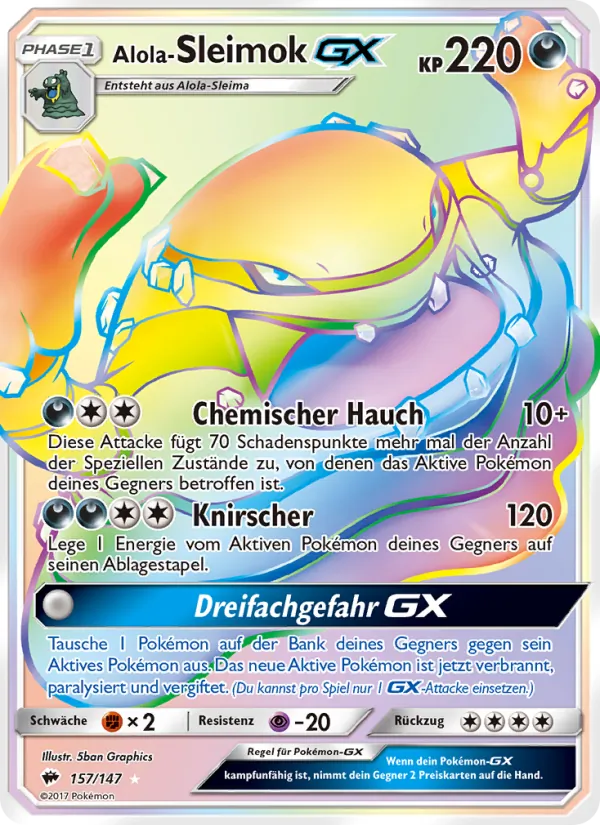 Alola-Sleimok GX 157/147