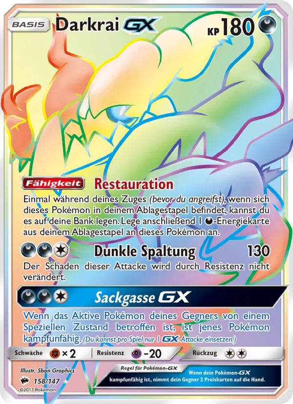 Darkrai GX 158/147