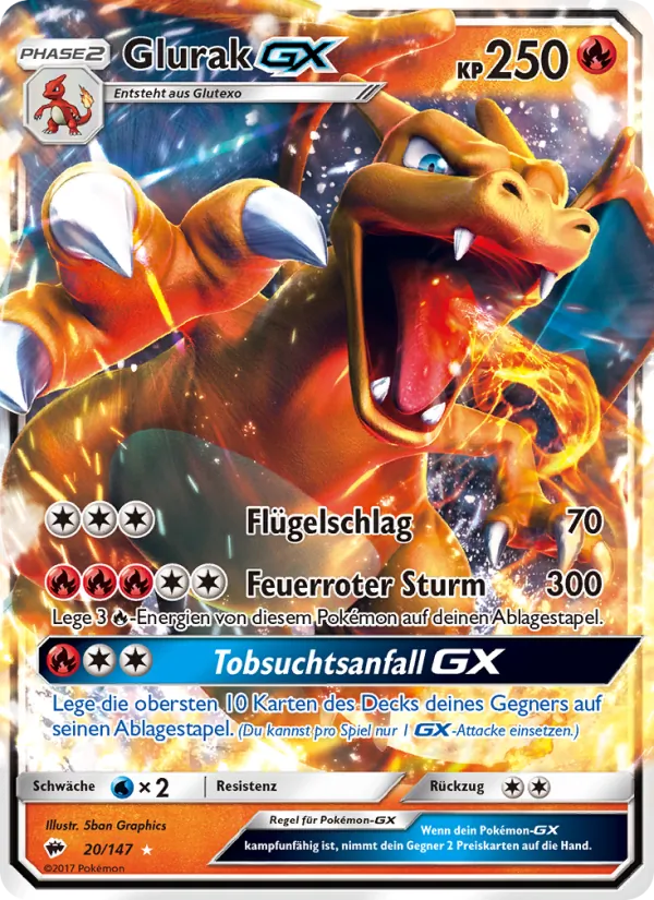 Glurak GX 20/147