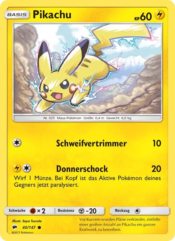 Pikachu 40/147