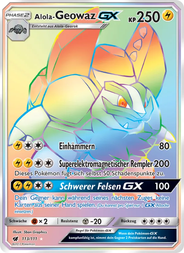 Alola-Geowaz GX 113/111
