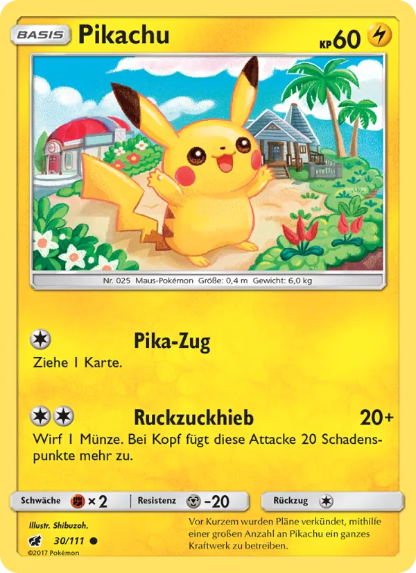 Pikachu 30/111