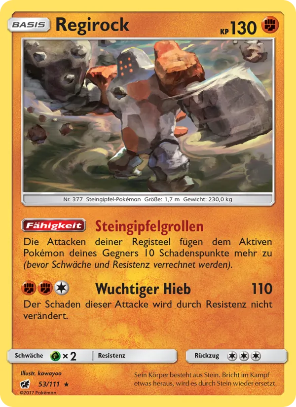Regirock 53/111