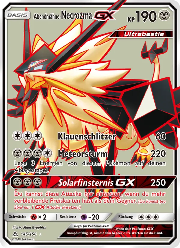 Abendmähne-Necrozma GX 145/156