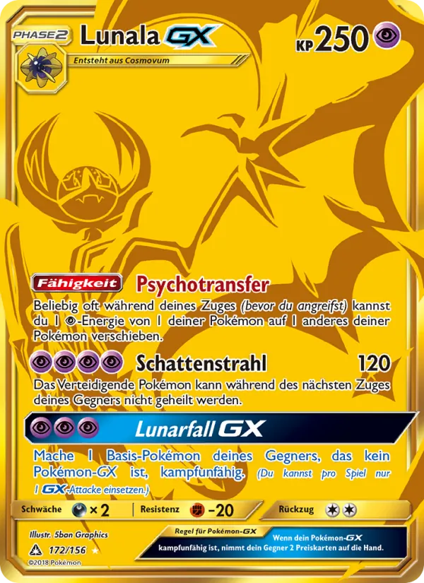 Lunala GX 172/156