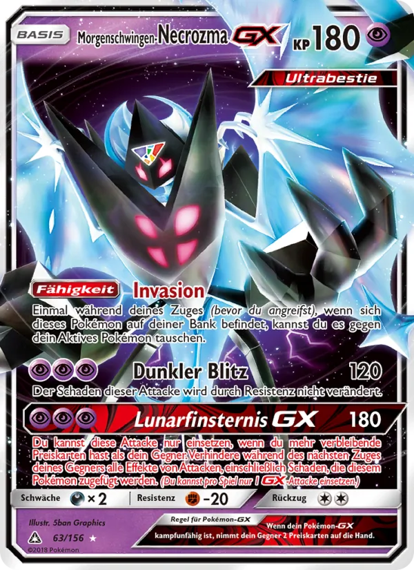 Morgenschwingen-Necrozma GX 63/156