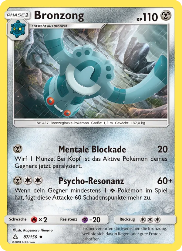 Bronzong 87/156