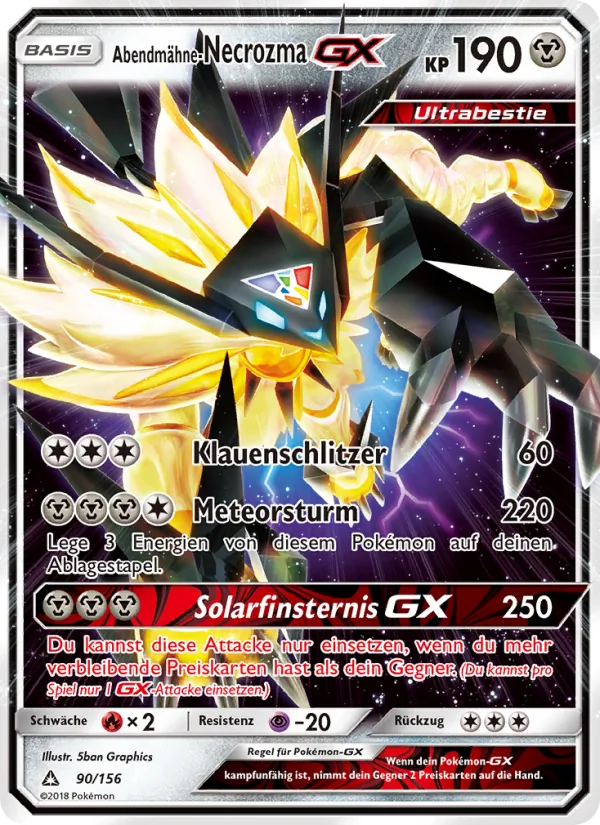 Abendmähne-Necrozma GX 90/156