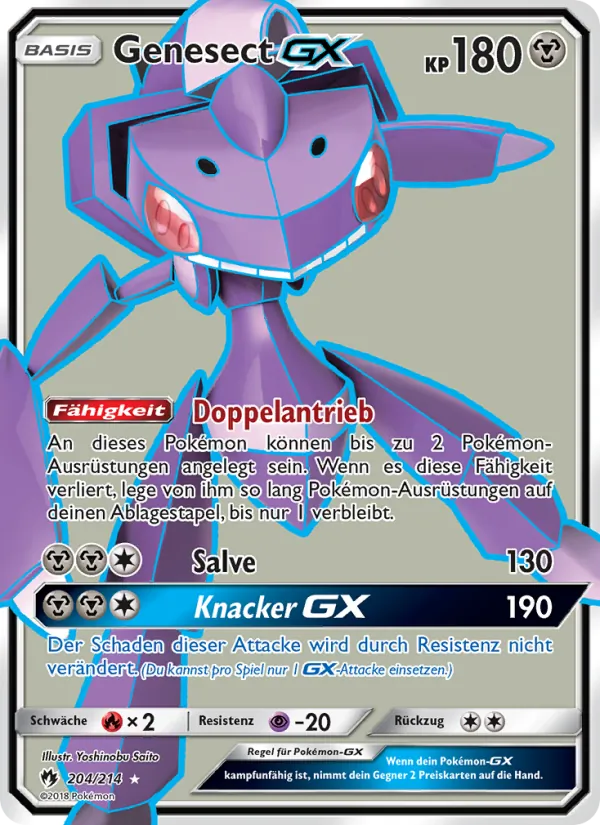 Genesect GX 204/214