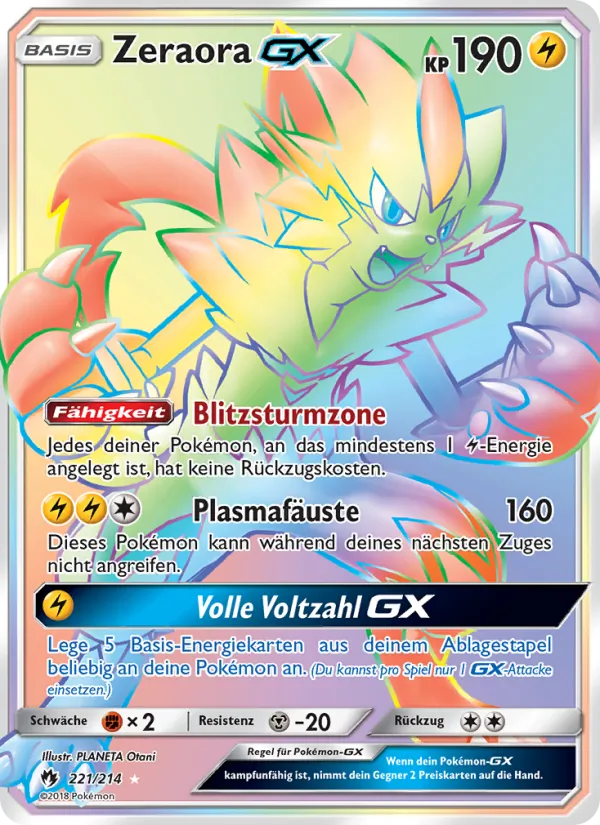 Zeraora GX 221/214