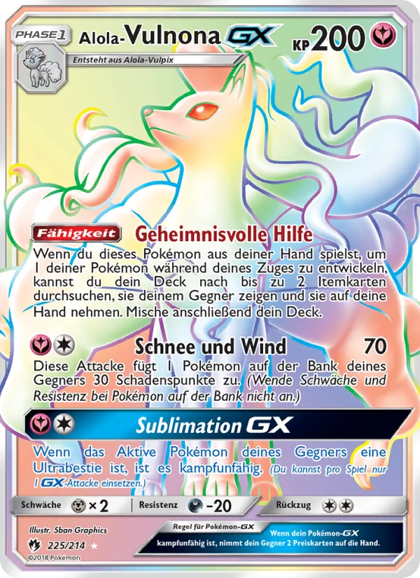 Alola Vulnona GX 225/214