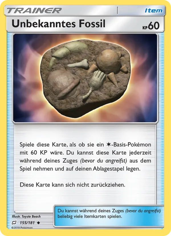 Unbekanntes Fossil 155/181