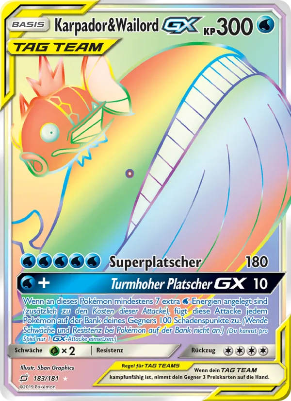 Karpador & Wailord GX 183/181