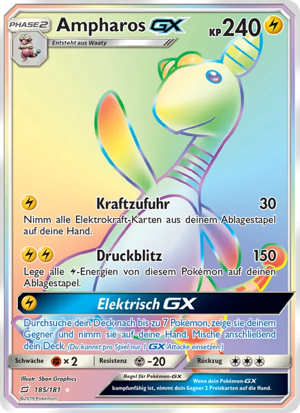 Ampharos GX 185/181