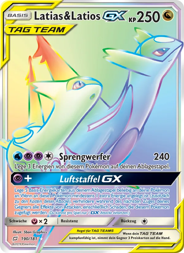 Latias & Latios GX 190/181