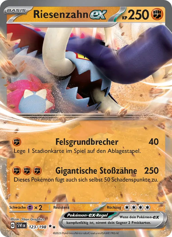 Riesenzahn-ex 123/198