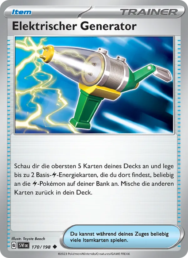Elektrischer Generator 170/198