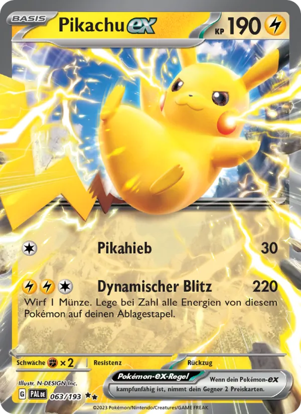 Pikachu-ex 063/193