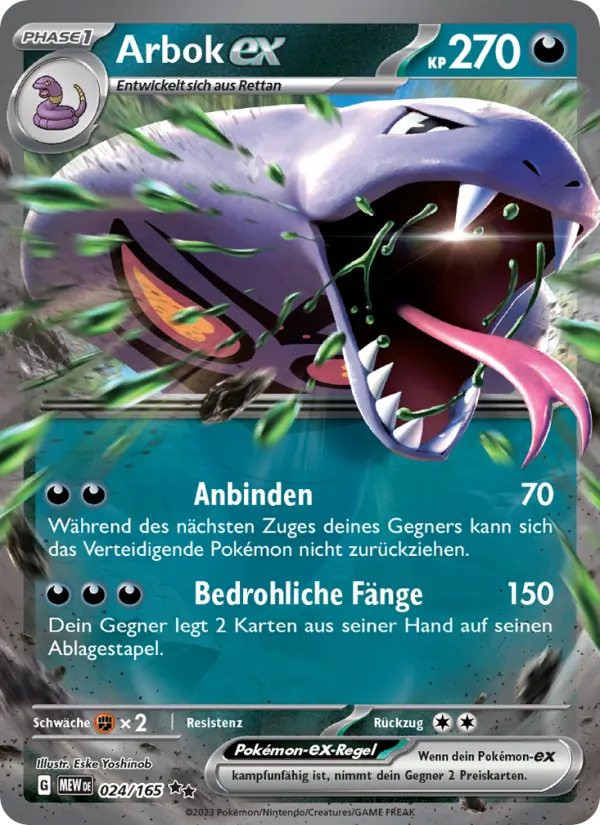 Arbok-ex 024/165