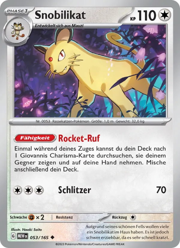 Snobilikat 053/165