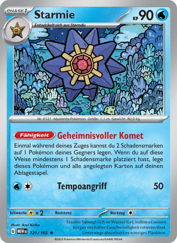 Starmie 121/165