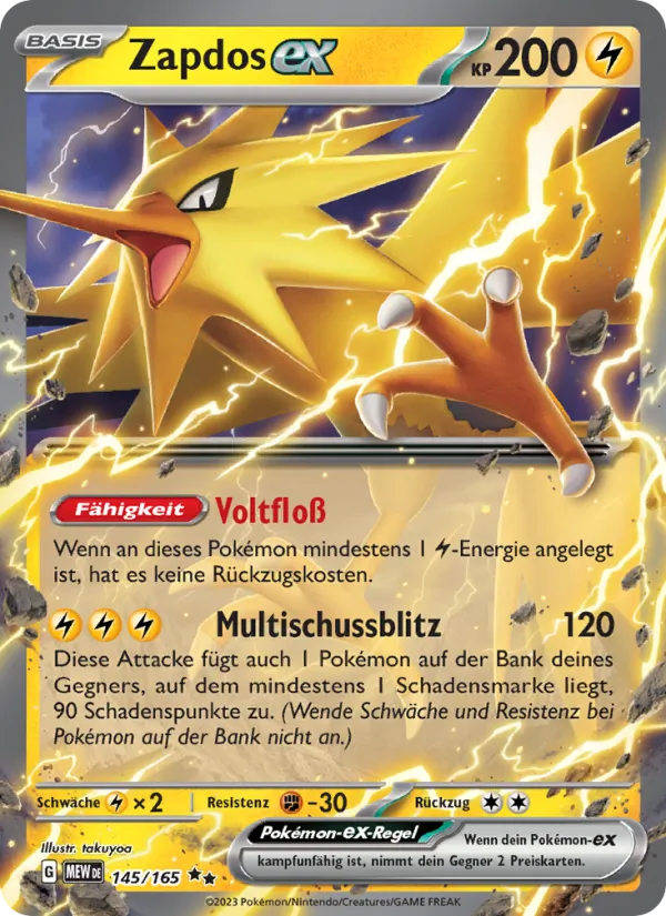 Zapdos-ex 145/165