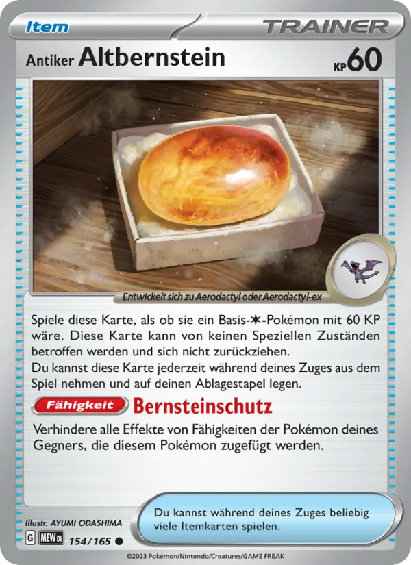 Antiker Altbernstein 154/165