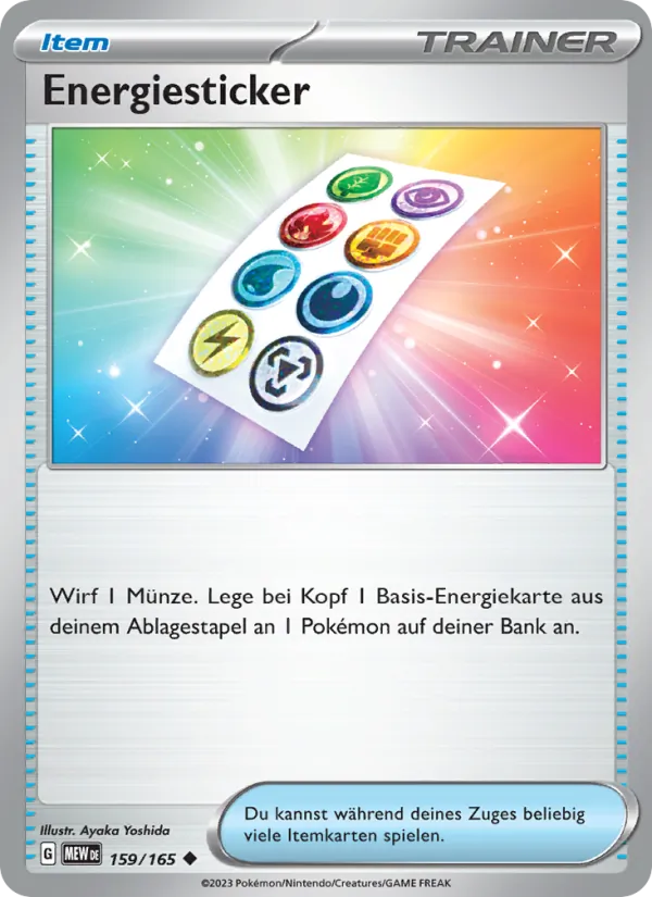 Energiesticker 159/165
