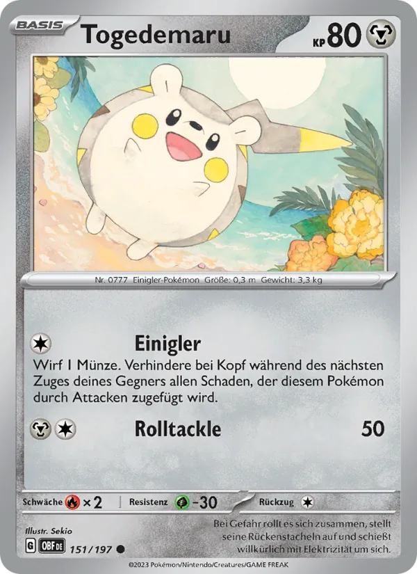 Togedemaru 151/197