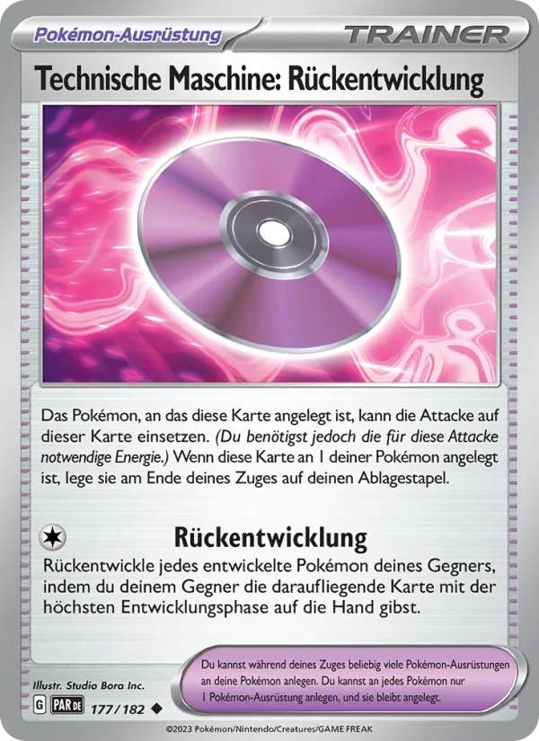 Technische Maschine: Rückentwicklung 177/182