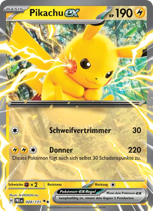 Pikachu-ex 028/131