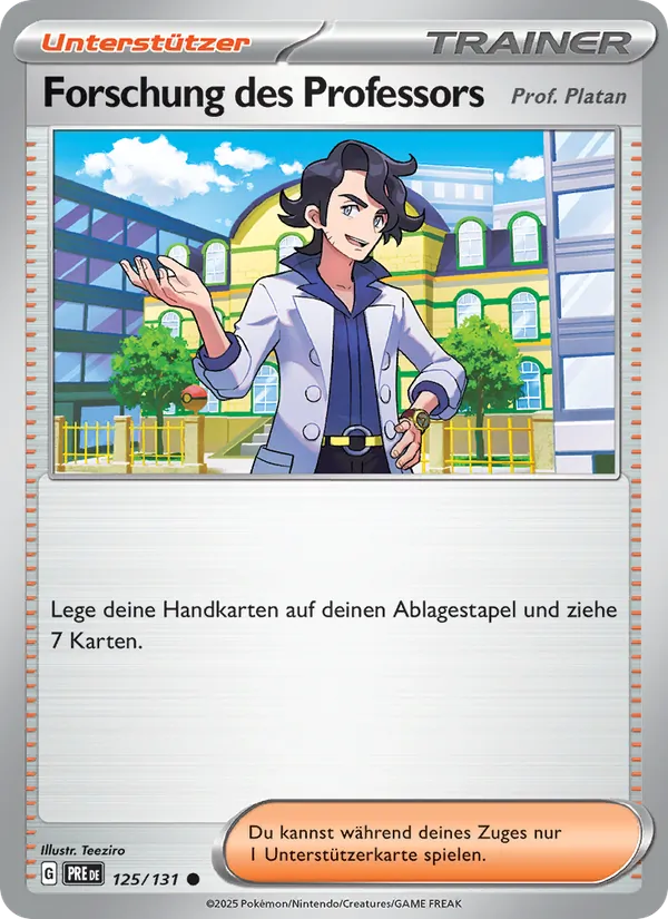 Forschung des Professors 125/131