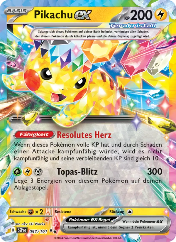 Pikachu-ex 057/191